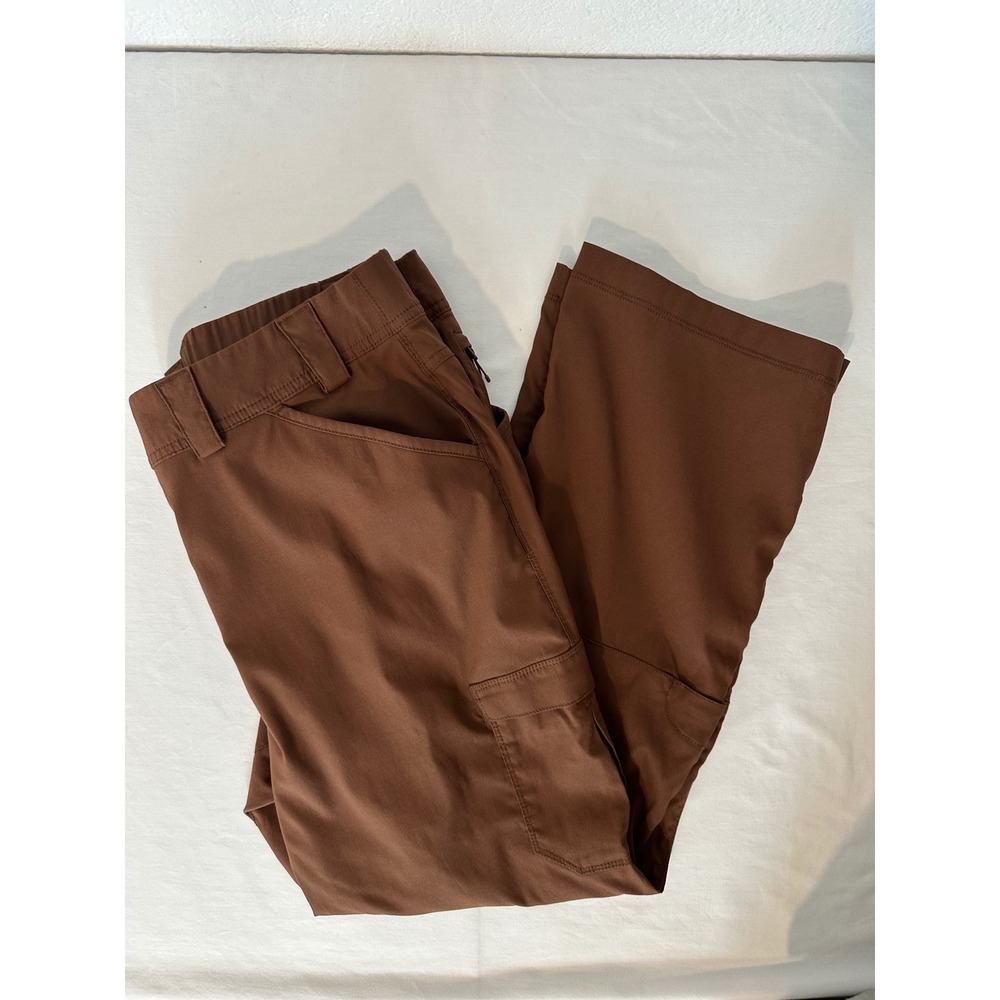 Duluth Trading Co Brown Flexpedition Cargo Pants Womens 16x29 Straight Leg Hike